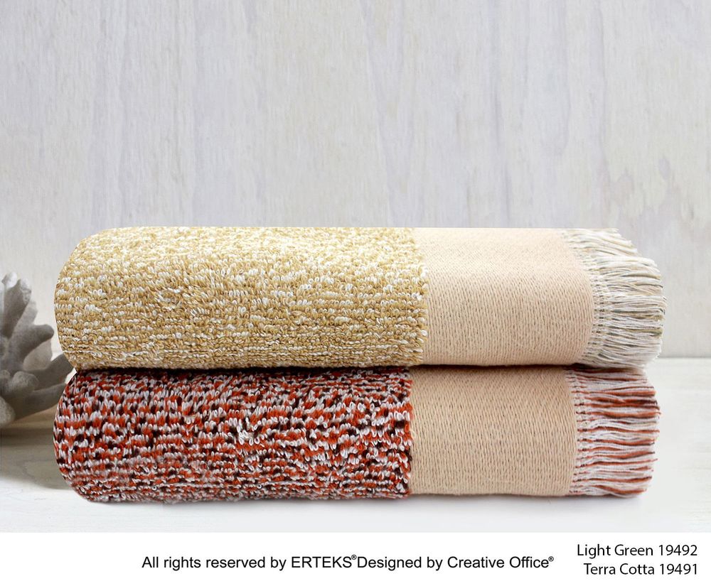Serviettes de bain - GEO ORGANIC - ERTEKS - CASA LUSSO - DAY LIFE