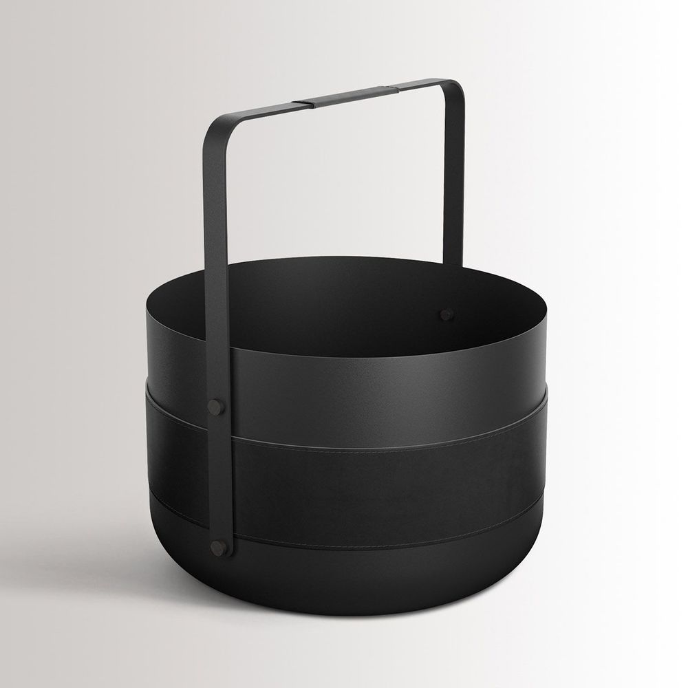 Design objects - Emma Basket - Noir - ELDVARM