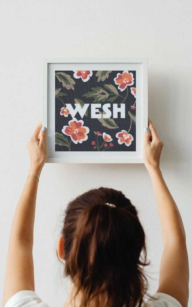 Cadeaux - Kit de Canevas complet WESH - DIY - FUKURI
