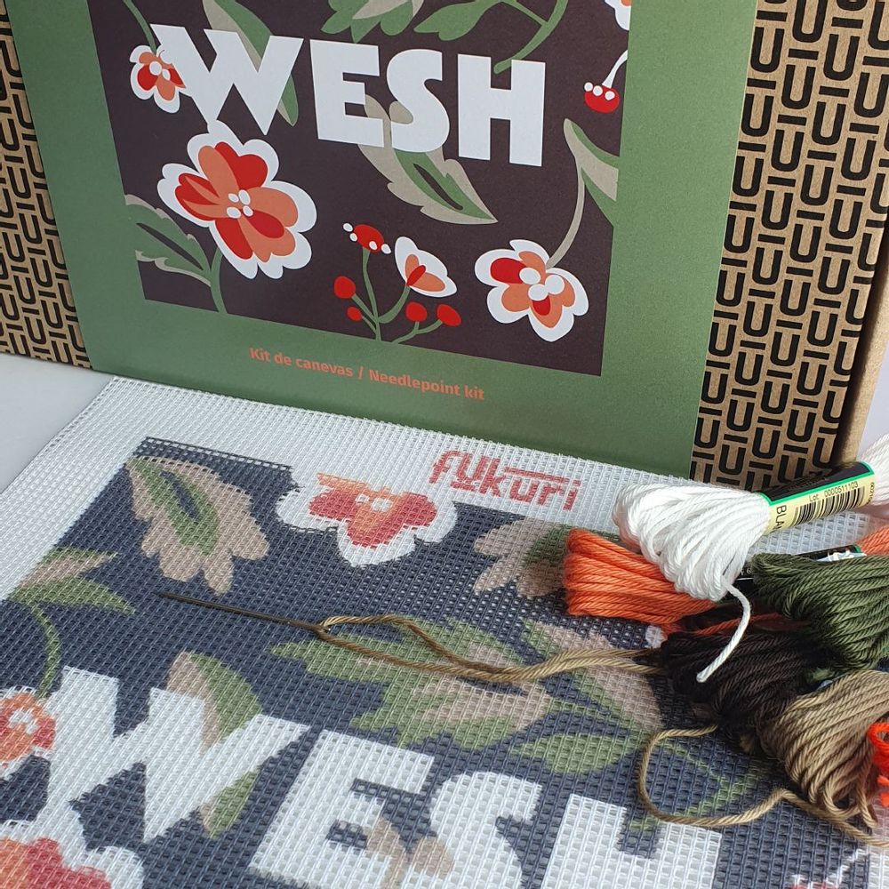 Cadeaux - Kit de Canevas complet WESH - DIY - FUKURI