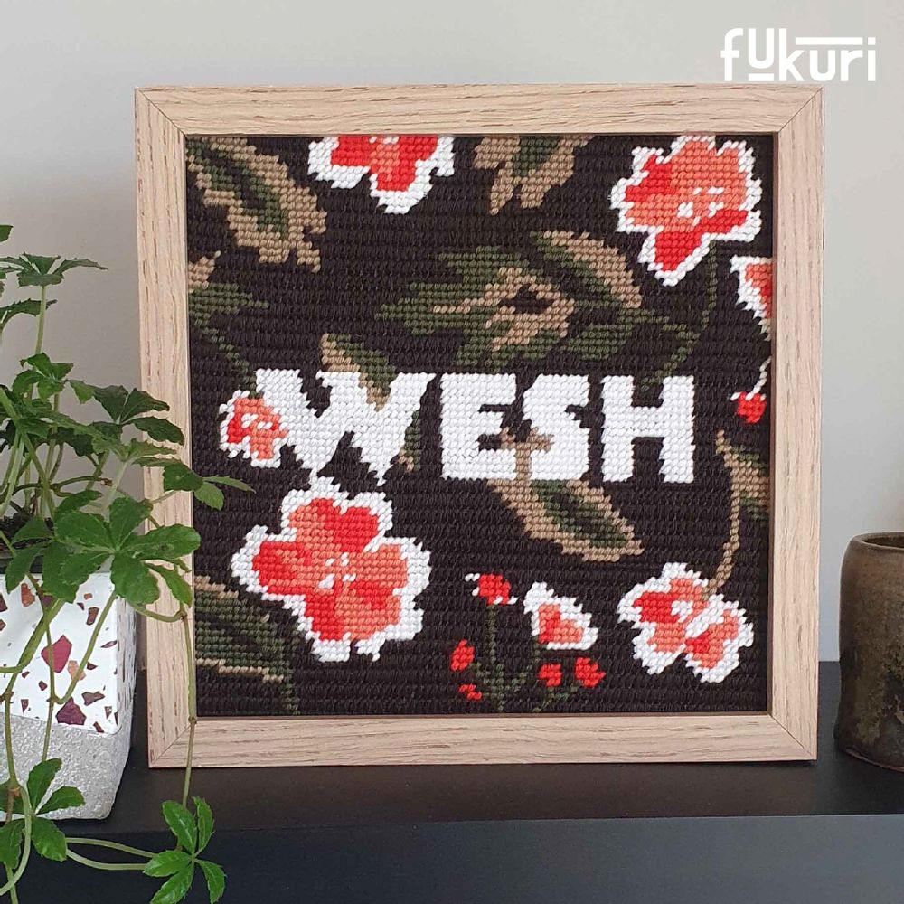 Cadeaux - Kit de Canevas complet WESH - DIY - FUKURI