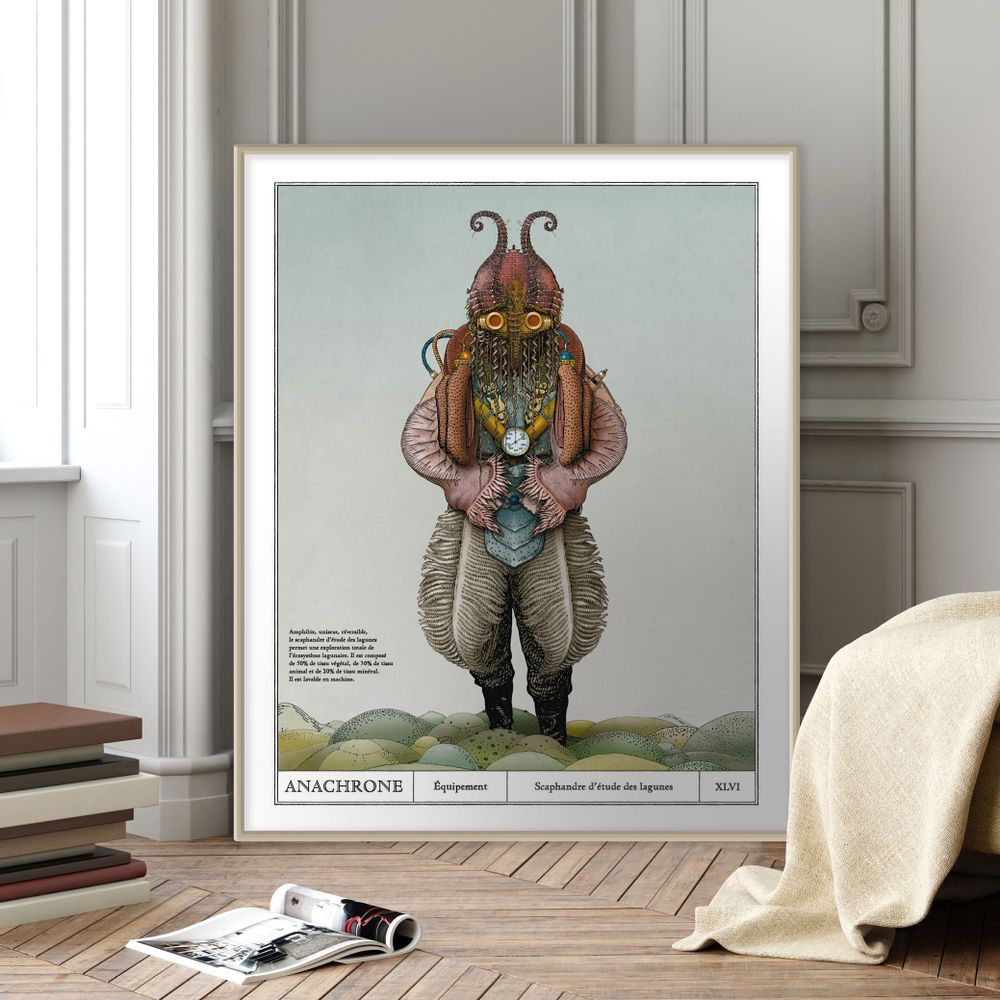 Poster - Artist poster - Lagoon study suit - ANACHRONES