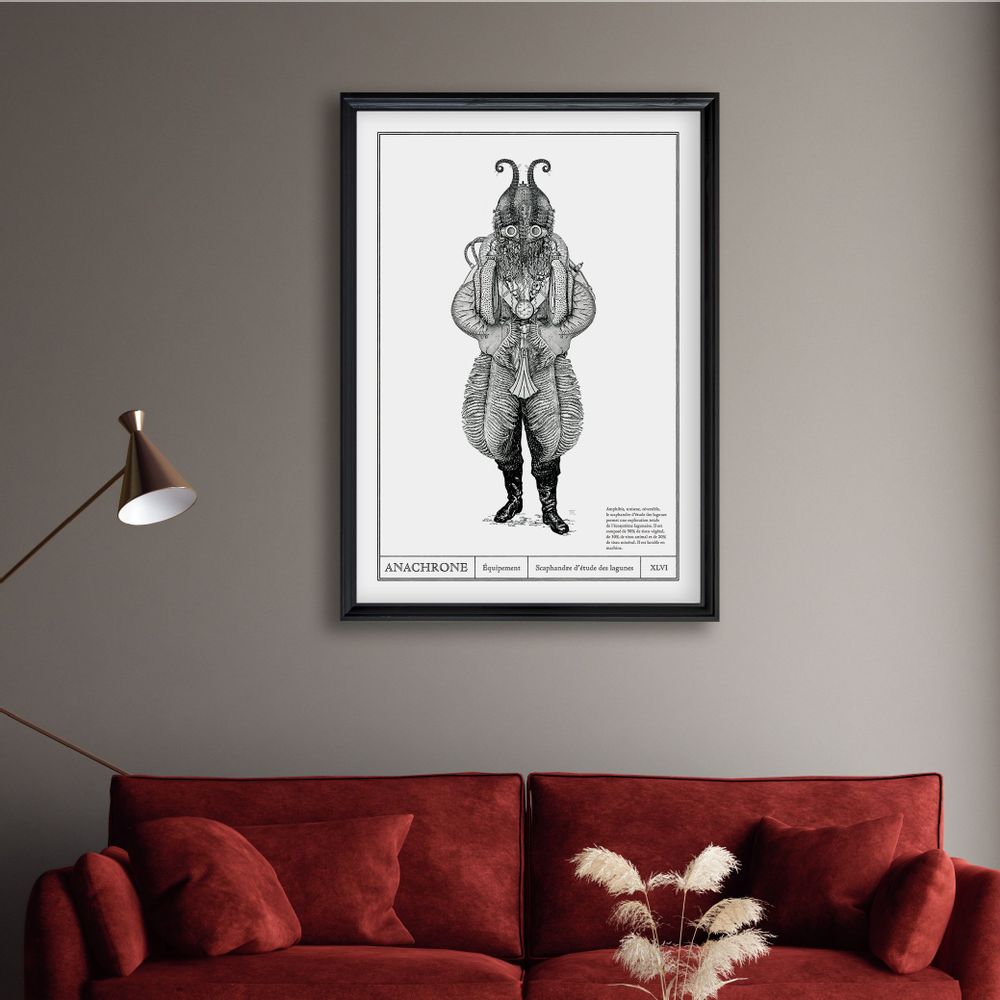 Poster - Artist poster - Lagoon study suit - ANACHRONES