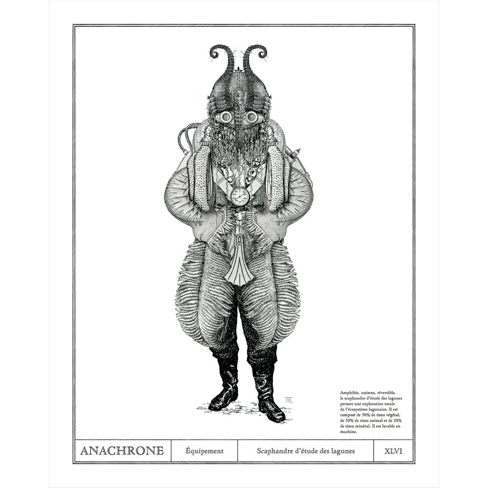 Poster - Artist poster - Lagoon study suit - ANACHRONES