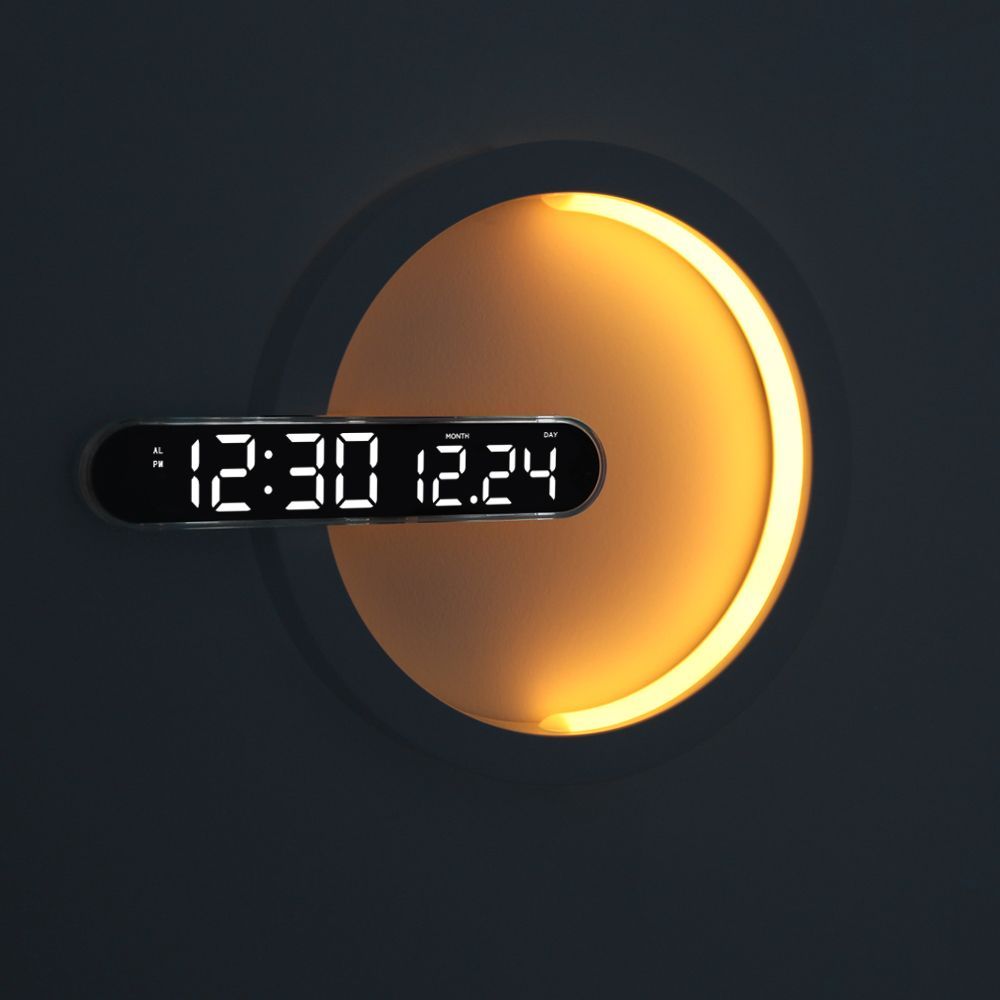 Table lamps - mooas Moonlight Dual LED Clock - MOOAS INC.