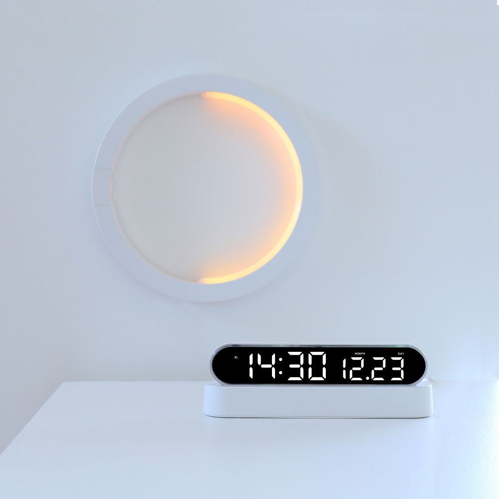 Table lamps - mooas Moonlight Dual LED Clock - MOOAS INC.