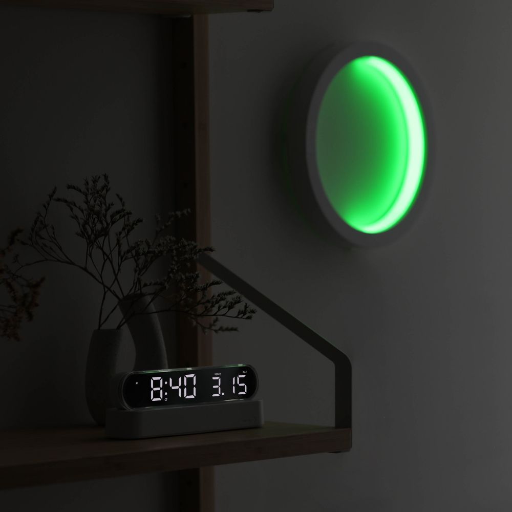 Table lamps - mooas Moonlight Dual LED Clock - MOOAS INC.