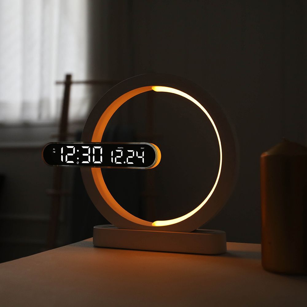 Table lamps - mooas Moonlight Dual LED Clock - MOOAS INC.