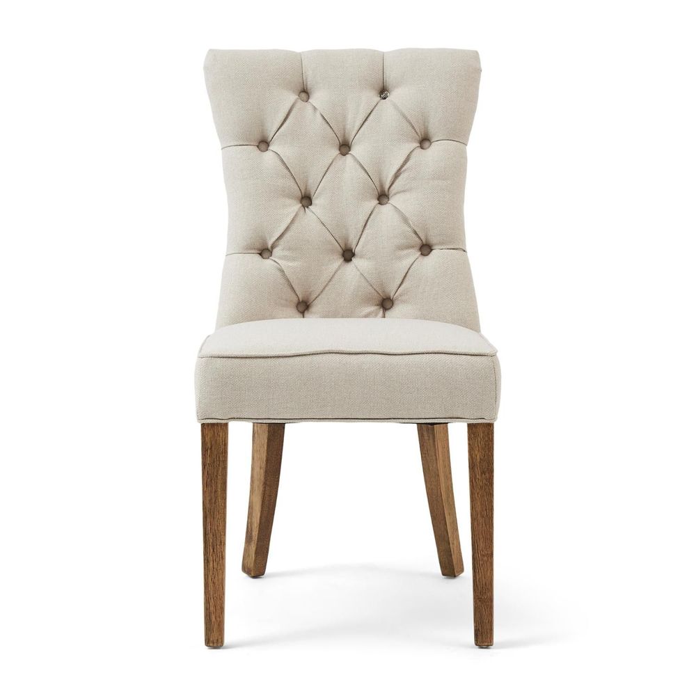 Chairs - Balmoral Dining Chair FlandFlax - RIVIERA MAISON
