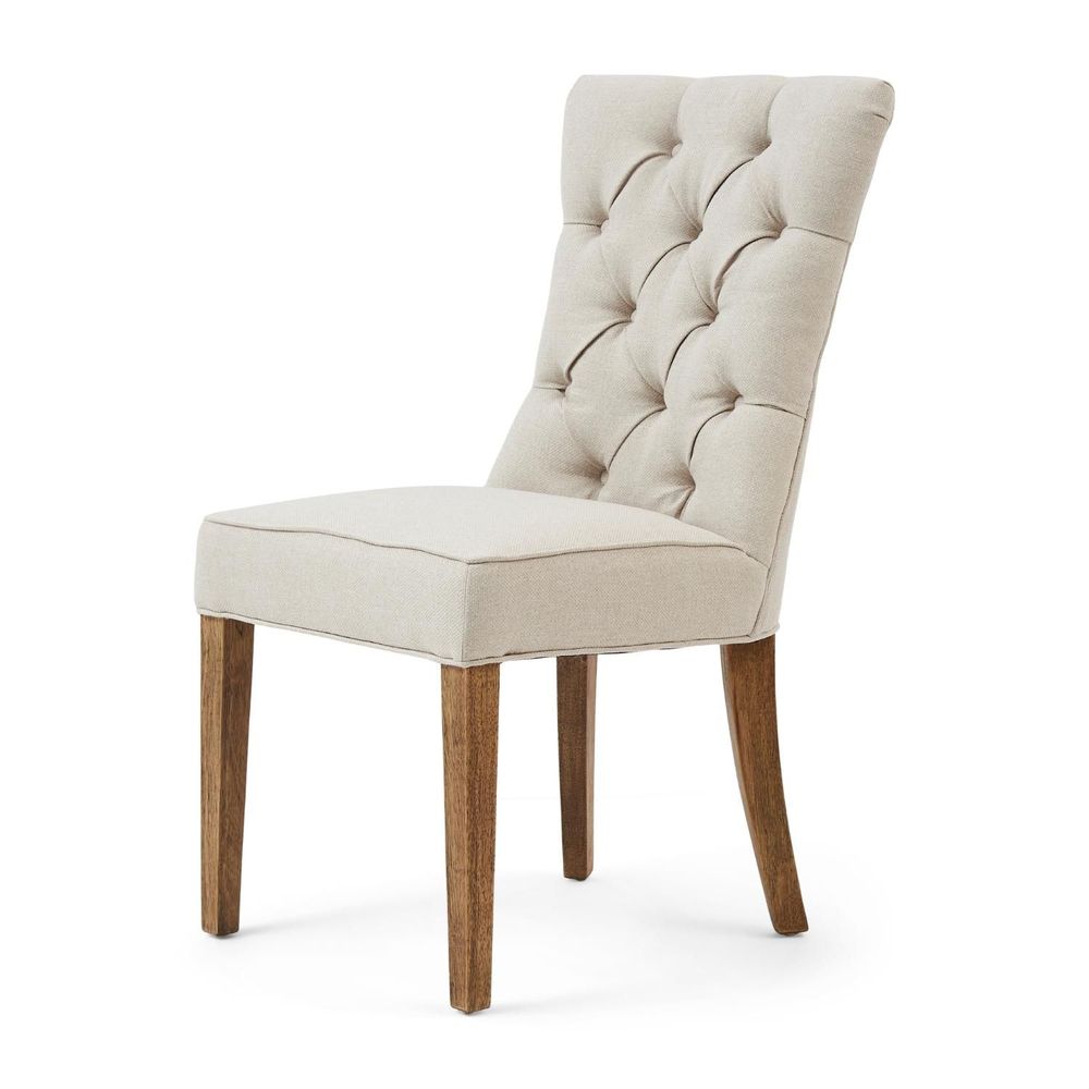 Chairs - Balmoral Dining Chair FlandFlax - RIVIERA MAISON