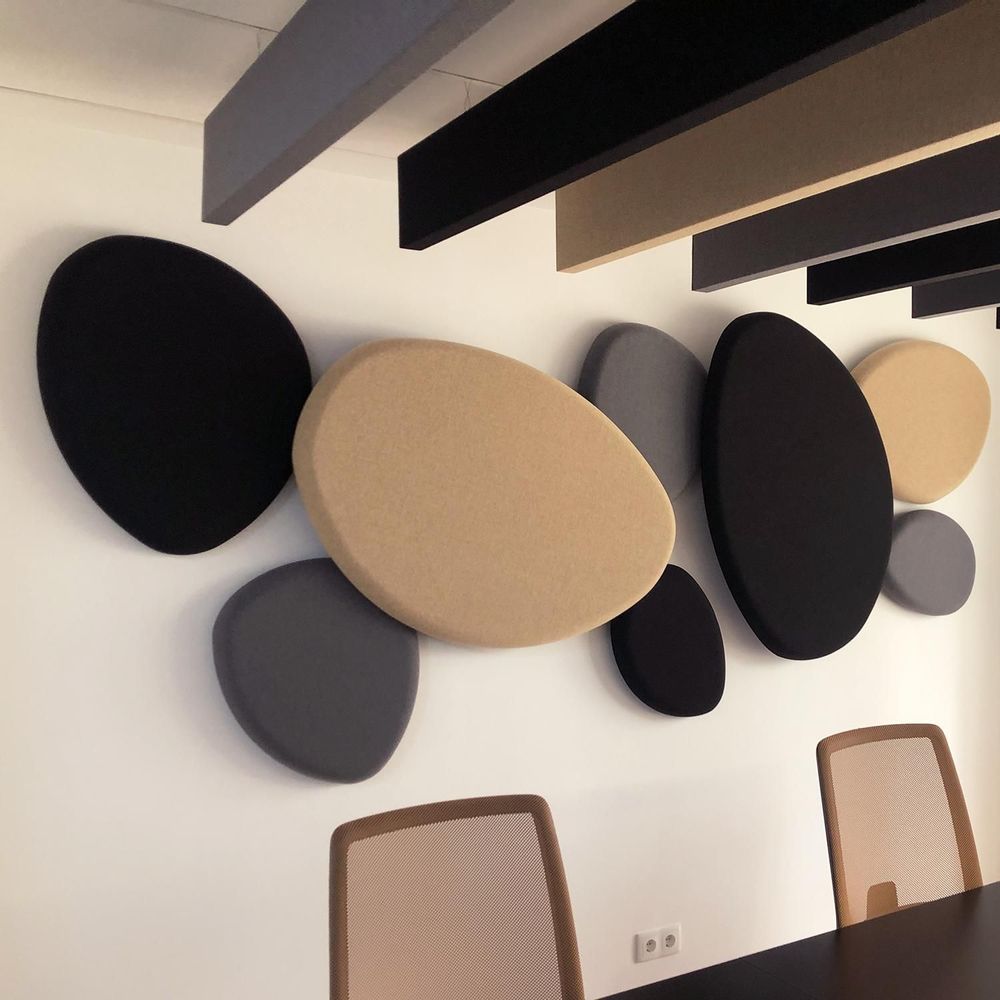 Solutions acoustiques - Mosaïques acoustiques organiques tapissé - ABSOTEC ABSORCIÓN ACÚSTICA