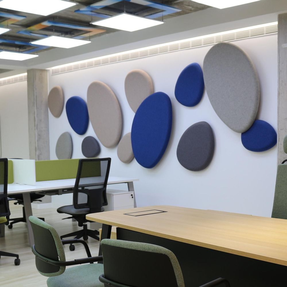 Solutions acoustiques - Mosaïques acoustiques organiques tapissé - ABSOTEC ABSORCIÓN ACÚSTICA