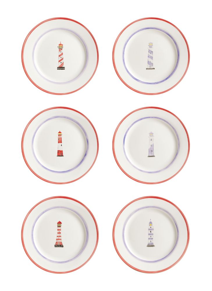 Everyday plates - LIGHTHOUSE COLLECTION - SET 6u - THE PLATERA