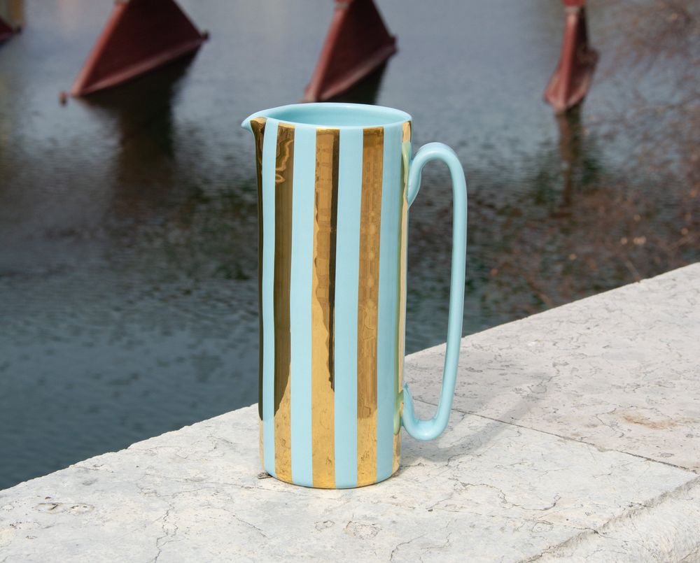 Vases - Vase en céramique Serlio 'Mercante' en or 24 carats - TUTTOATTACCATO