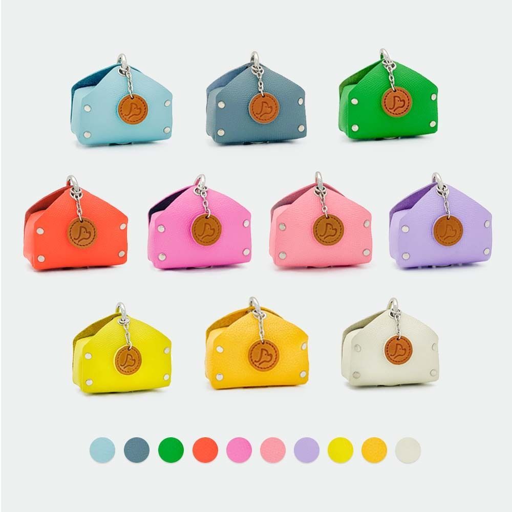 Pet accessories - HEYLOOP premium leather poopbag holder for pet - HEYLOOP