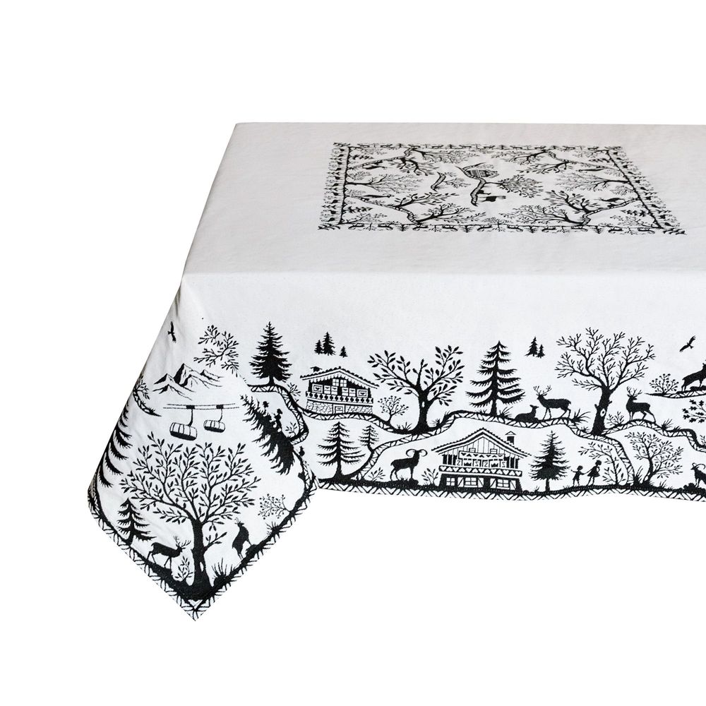 Table linen - Jacquard tablecloth - Lausanne - TISSUS TOSELLI