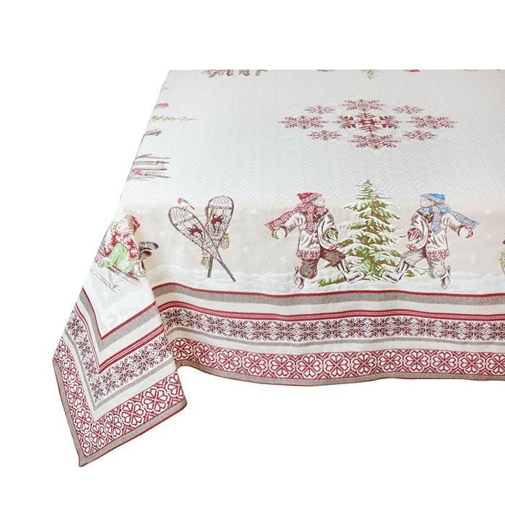 Linge de table textile - Nappe Jacquard - Lugeur - TISSUS TOSELLI