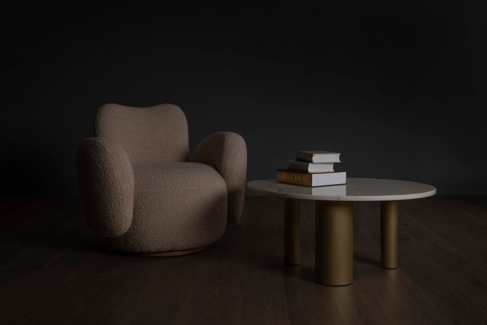 Armchairs - Greenapple Armchair, Conchula Armchair, Pink Bouclé, Handmade in Portugal - GREENAPPLE DESIGN INTERIORS