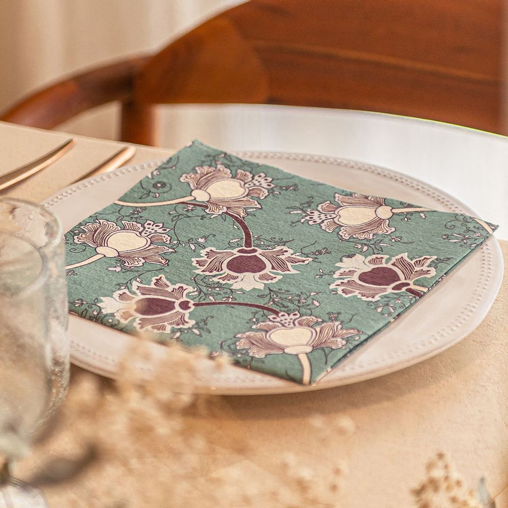 Napkins - Napkin Ispahan - FRANÇOISE PAVIOT