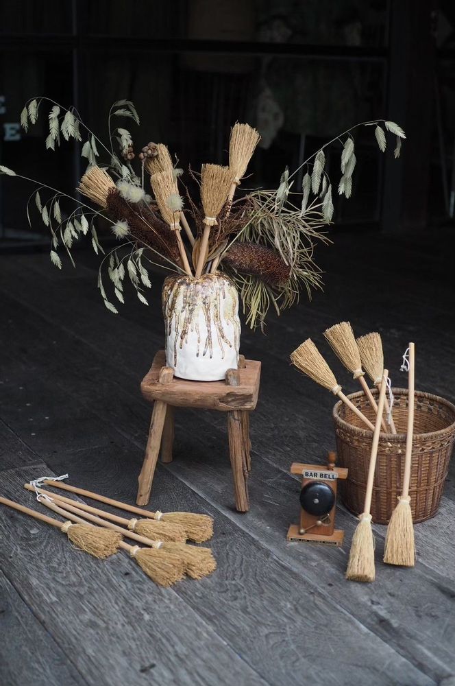 Garden accessories - BAAN BOON BROOMS - Sorghum Brooms and Brushes - TALENT THAI