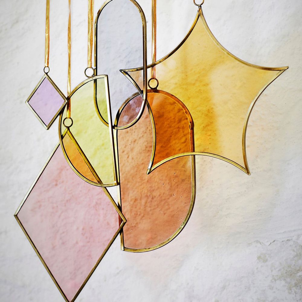 Art glass - Hanging glass mobile - MADAM STOLTZ