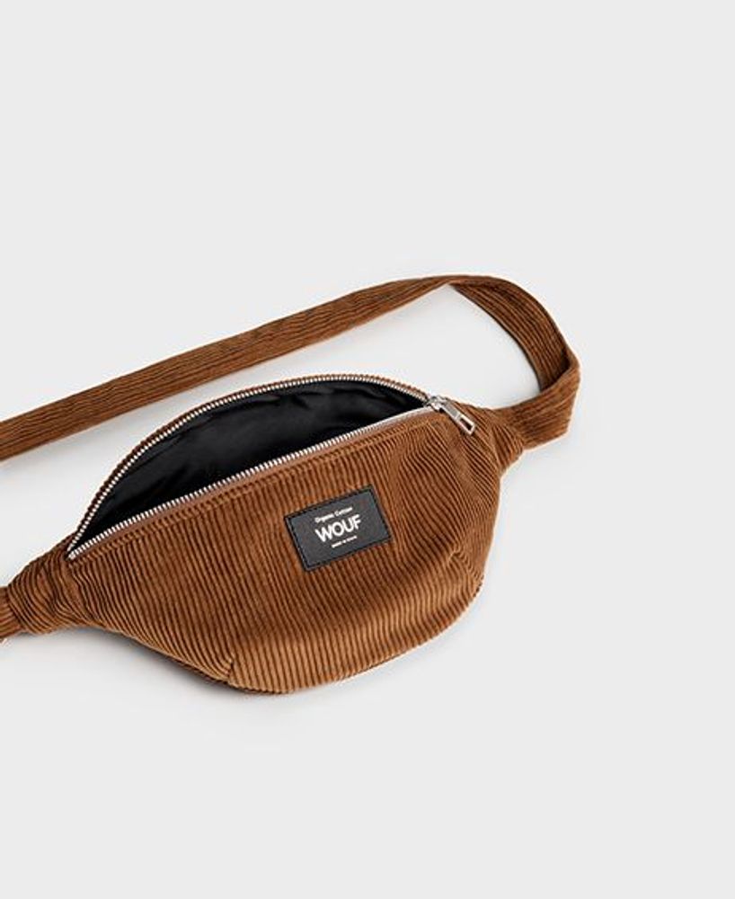Accessoires de voyage - Banane Caramel en velours côtelé ♻️ - WOUF