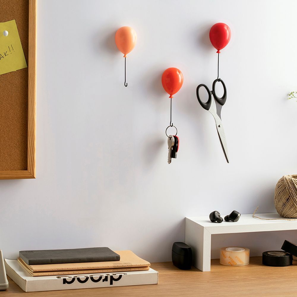 Office design and planning - Balloongers /3 coat hooks and BalloonApkins/4 napkin rings - PA DESIGN
