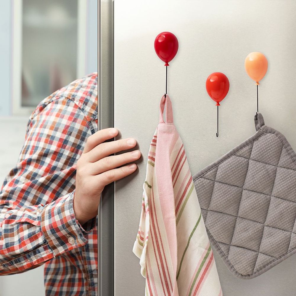Office design and planning - Balloongers /3 coat hooks and BalloonApkins/4 napkin rings - PA DESIGN