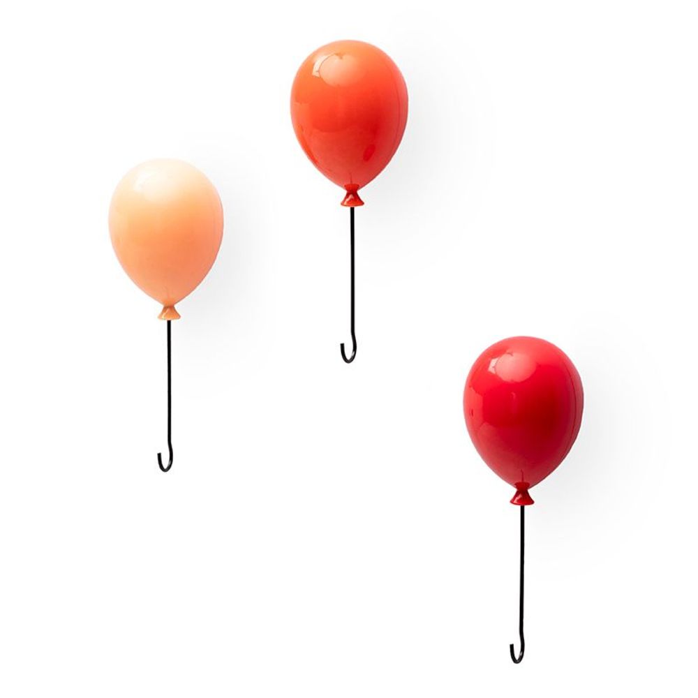 Office design and planning - Balloongers /3 coat hooks and BalloonApkins/4 napkin rings - PA DESIGN