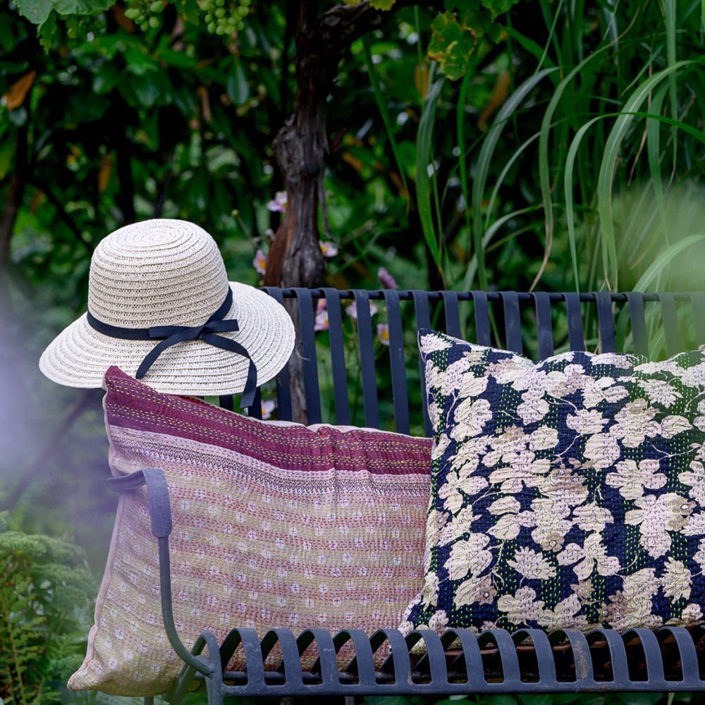 Fabric cushions - Kantha Silk|Velvet Cushions - QUOTE COPENHAGEN APS