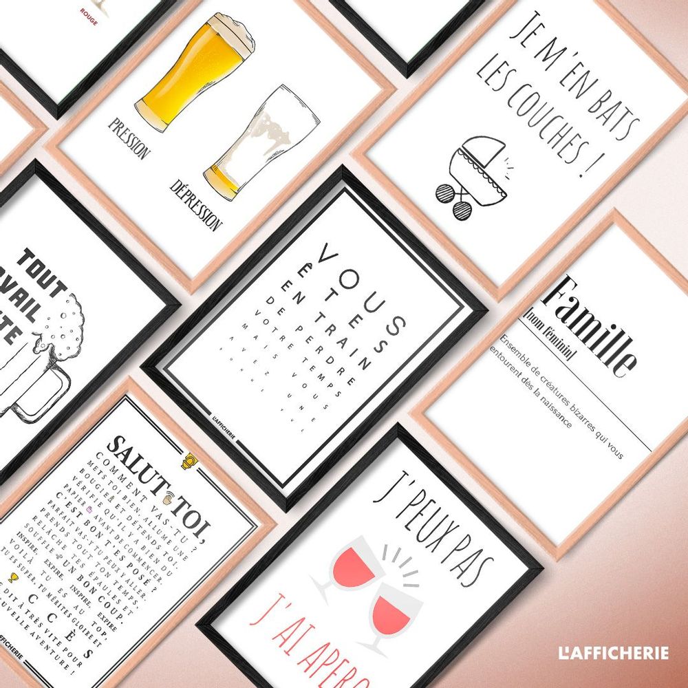 Poster - HUMOR POSTERS - FUNNY PHRASES - L'AFFICHERIE