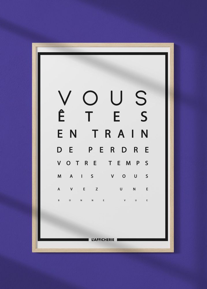 Poster - HUMOR POSTERS - FUNNY PHRASES - L'AFFICHERIE