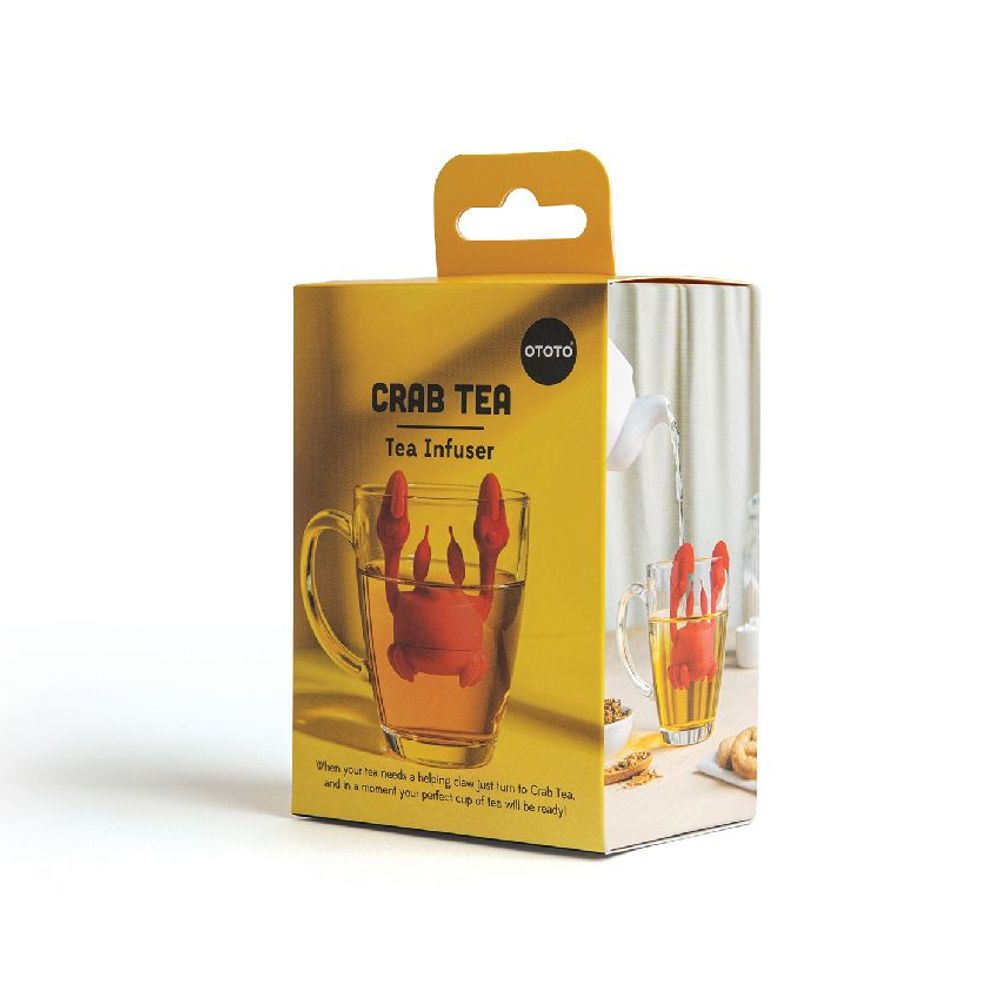 Accessoires thé et café - Red le crabe - porte cuillère ou boule à thé ou dévidoir de sopalin - PA DESIGN