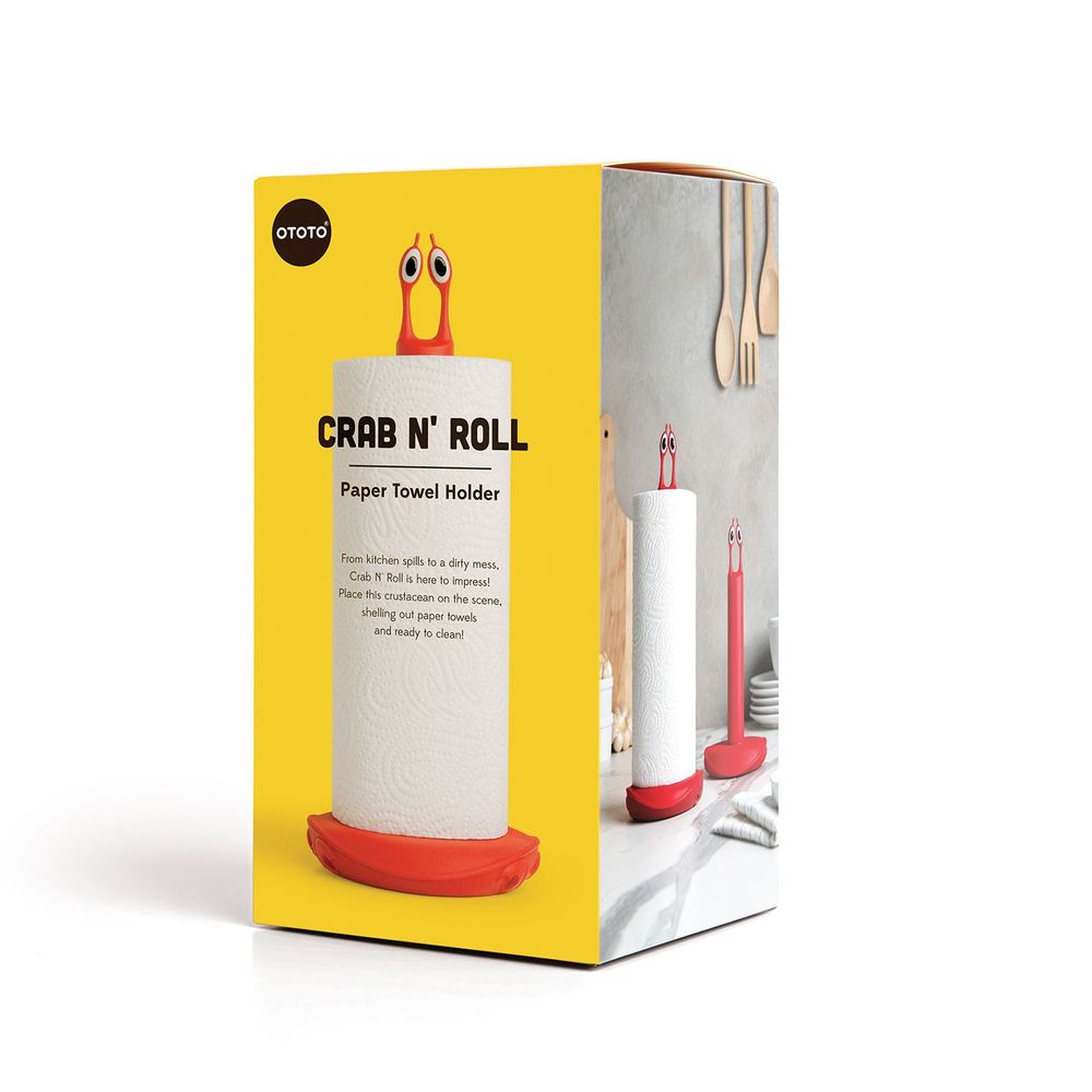 Accessoires thé et café - Red le crabe - porte cuillère ou boule à thé ou dévidoir de sopalin - PA DESIGN