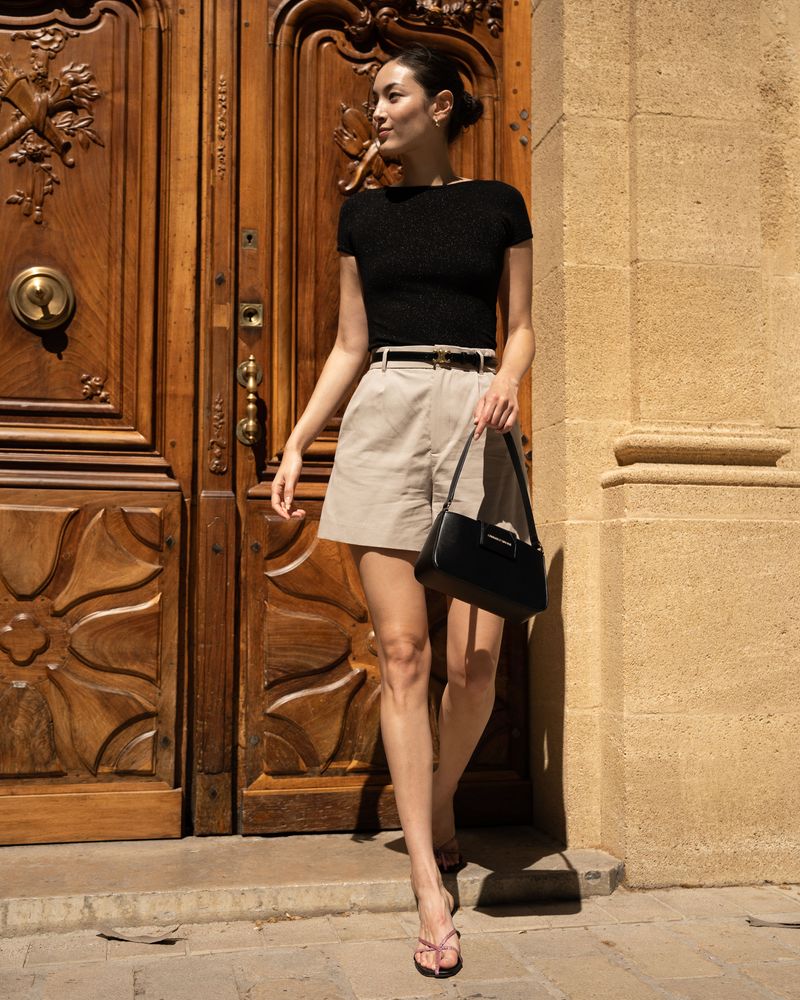 Sacs et cabas - Sac à main vegan en cuir végétal Noir - CARMEN & SIMONE