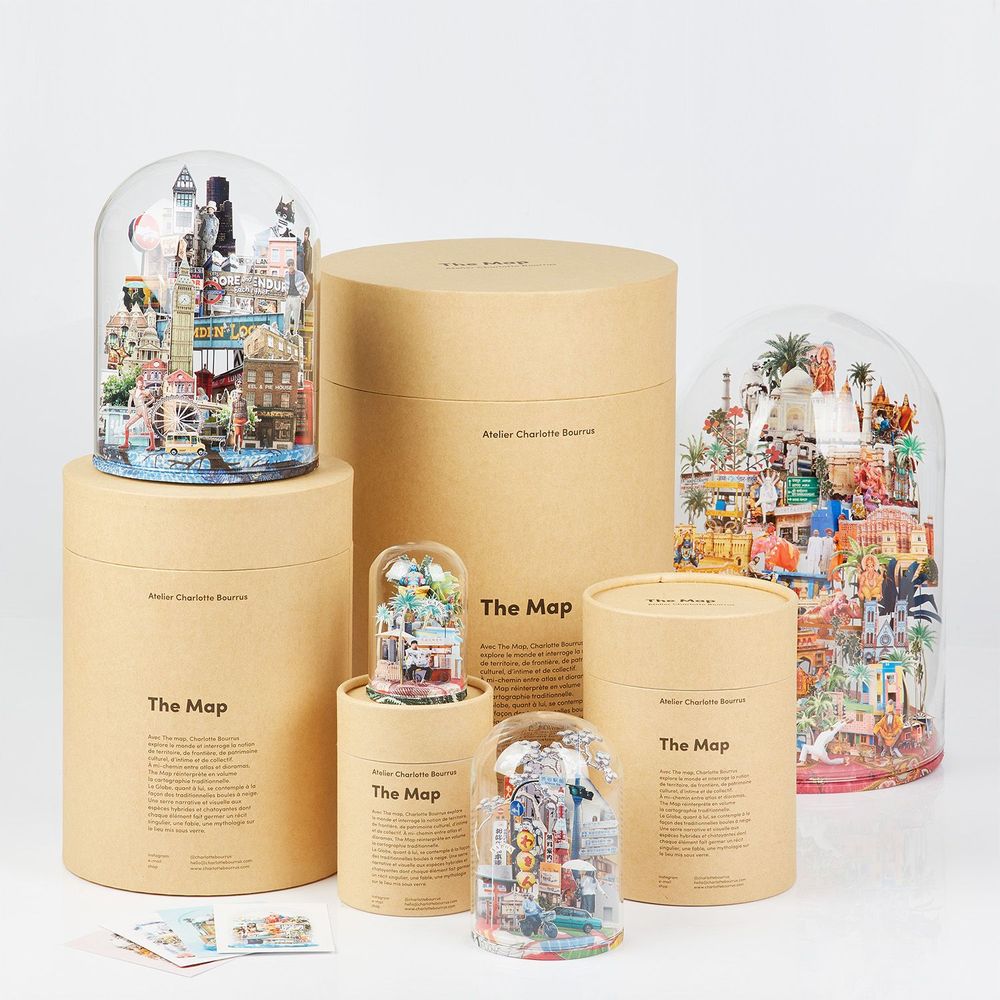 Objets personnalisables - Globes de Ville - THE MAP