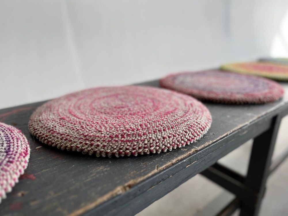 Fabric cushions - LAURE KASIERS - SOLSTICE LIMITED EDITION 2023 - SOLSTICE - CARPETS/CUSHIONS - BELGIUM IS DESIGN