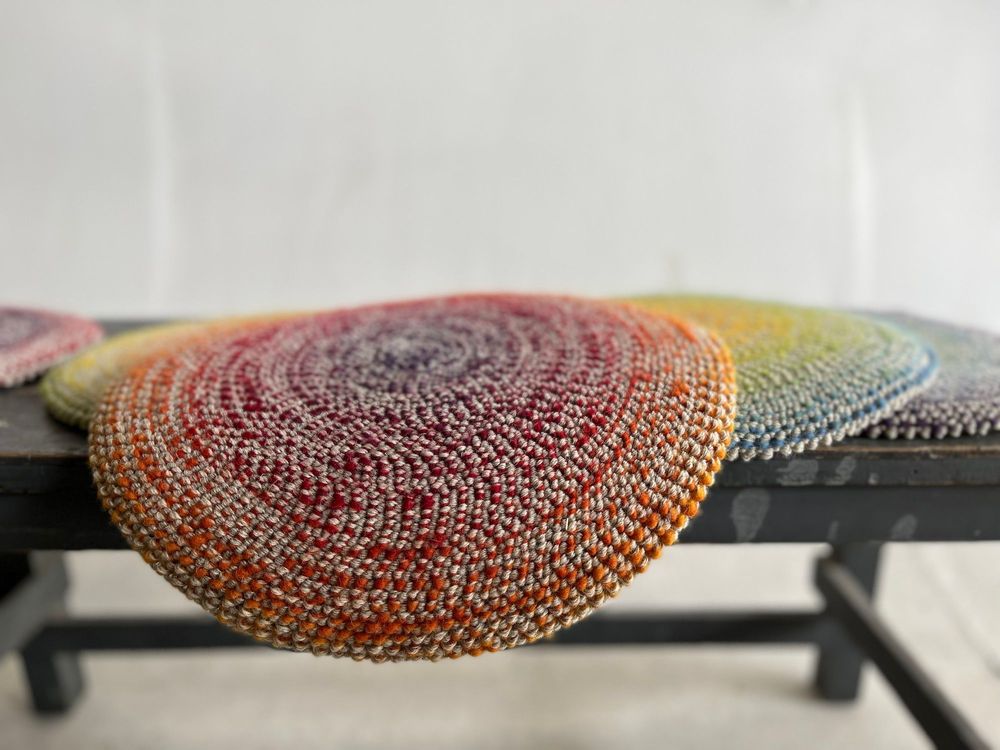 Fabric cushions - LAURE KASIERS - SOLSTICE LIMITED EDITION 2023 - SOLSTICE - CARPETS/CUSHIONS - BELGIUM IS DESIGN