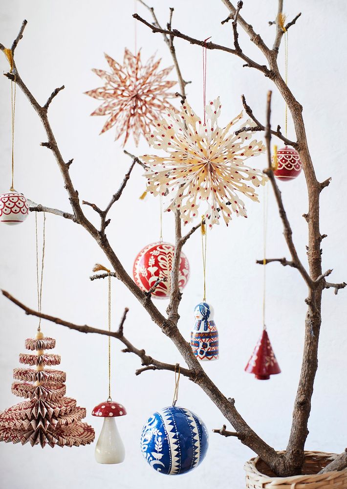 Other Christmas decorations - Hanging paper stars - MADAM STOLTZ