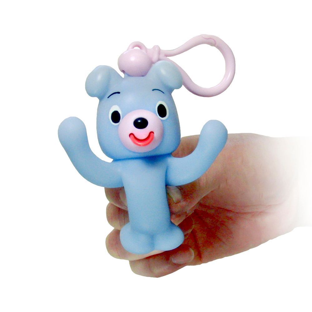 Accessoires enfants - Jabb A Boo (Assortiment), chat rose, chien bleu, lapin blanc, ours marron - collection Jabber / SANKYO TOYS - ABINGPLUS