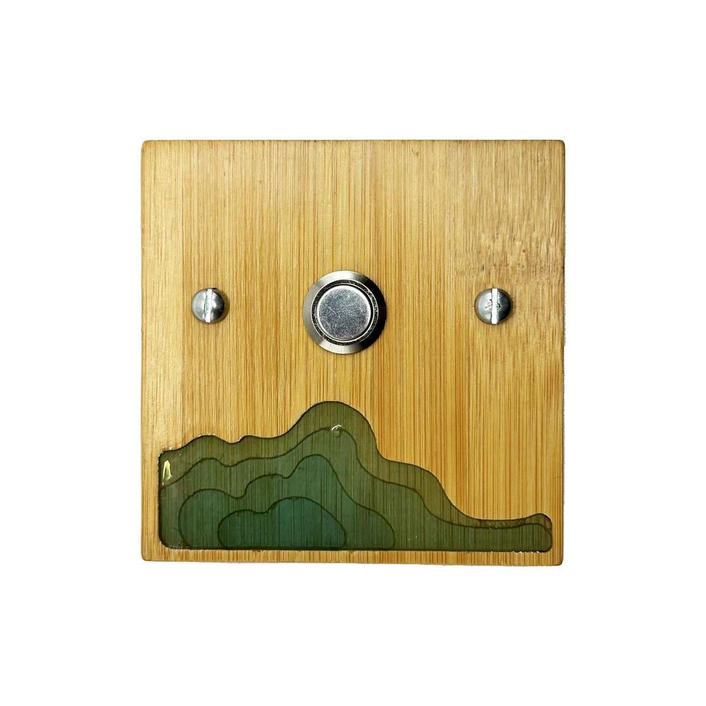 Decorative objects - Green Wood Square - LA FÉE SONNETTE