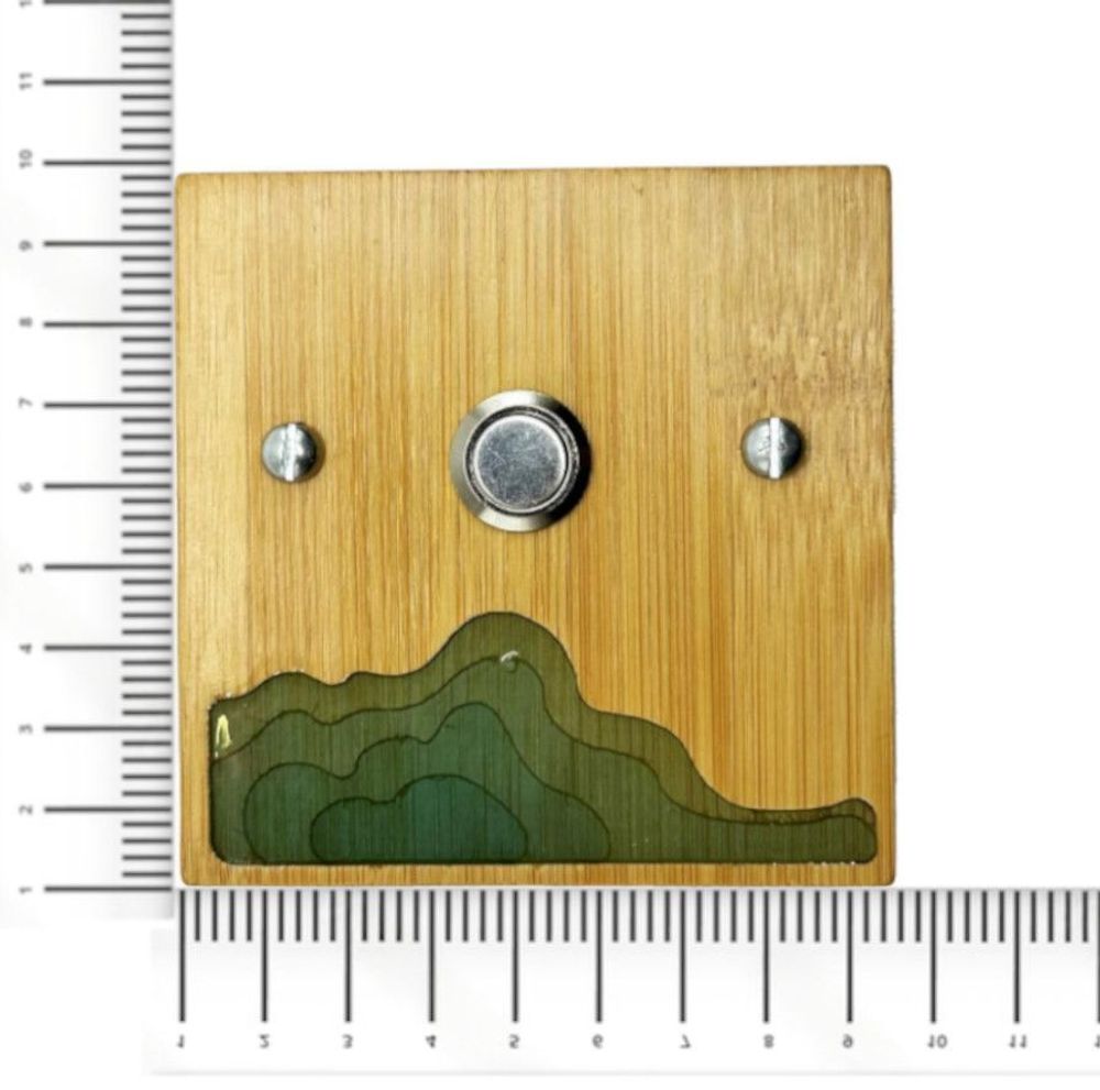 Decorative objects - Green Wood Square - LA FÉE SONNETTE