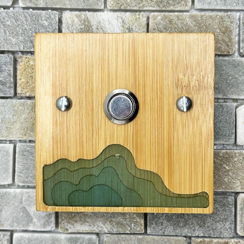 Decorative objects - Green Wood Square - LA FÉE SONNETTE