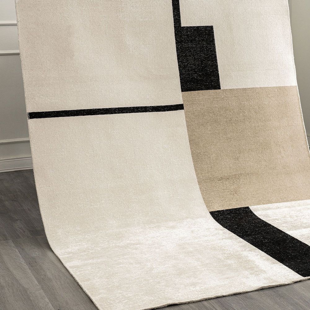 Objets de décoration - BLOCK Tapis spécial métier à tisser fini main - BM HOME