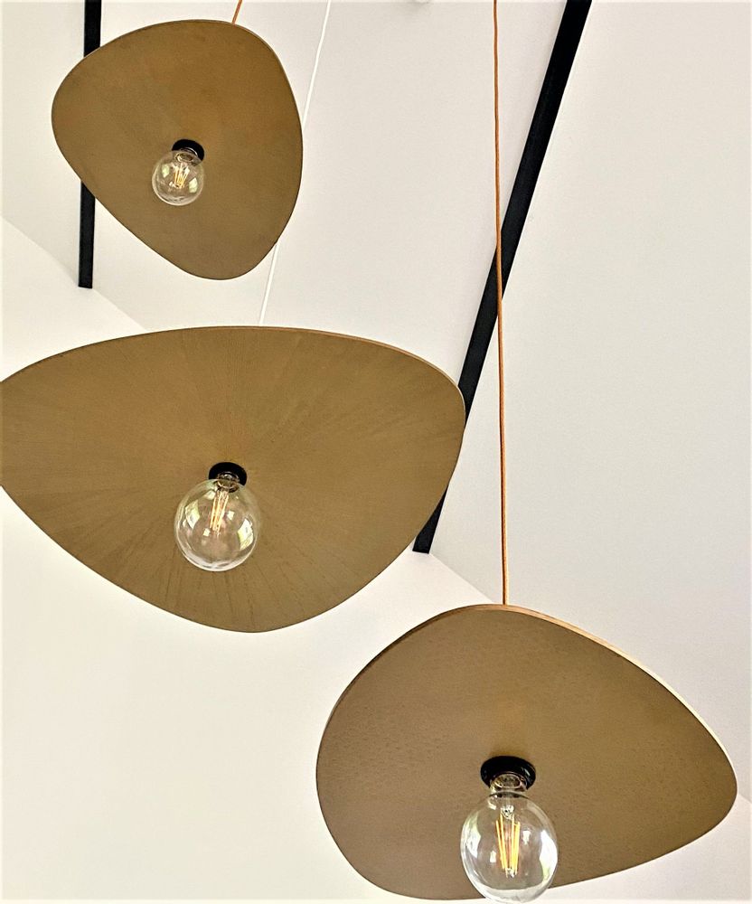 Office design and planning - PETA'L jute thread suspension. - L'CRAFT