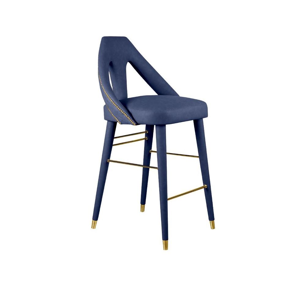 Chaises - Chaise de bar Caron fabriquée à la main au Portugal par Ottiu - OTTIU