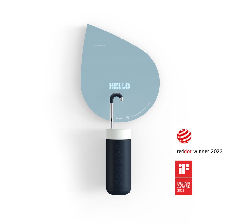 Office design and planning - Dopper Water Tap - DOPPER