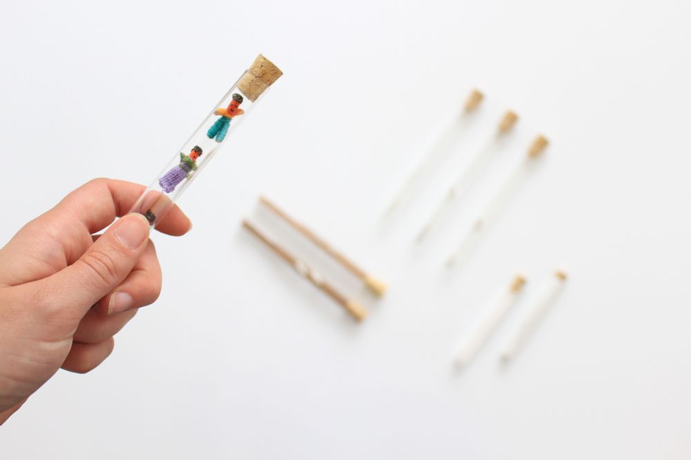 Card shop - Lucky Dolls - Message in a Bottle - Gift - Lucky Gift - Good Luck - Handmade Dolls - Thoughtful Gesture - Keepsake - Good Luck Card - Guatemala - Succes - Small gift - BIRAMBI