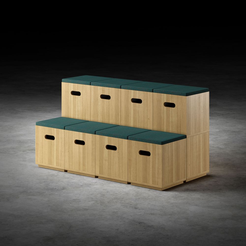 Mobilier et rangements pour bureau - Cube – Assise & rangement modulaire - CIDER