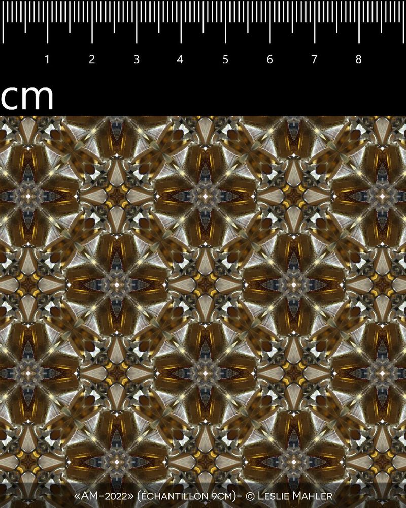 Wallpaper - Wallpaper amber decor 12 copies AM-2022 - COSETTE ET LES LYS